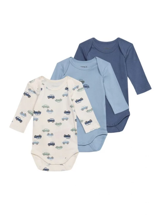 Obrázek produktu NAME IT Dupačky / body safírová / světlemodrá / mátová / offwhite