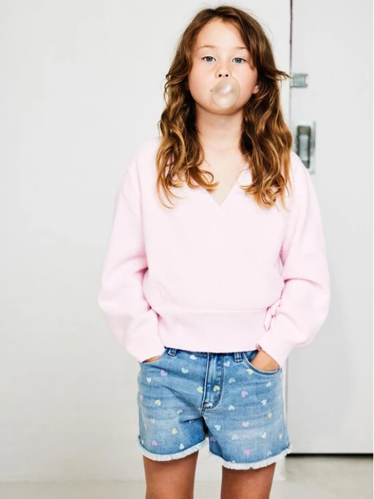 Obrázek produktu NAME IT Džínové šortky Rose 13227046 Modrá Regular Fit