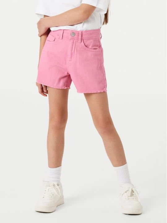 Obrázek produktu NAME IT Džínové šortky Rose 13239003 Růžová Mom Fit