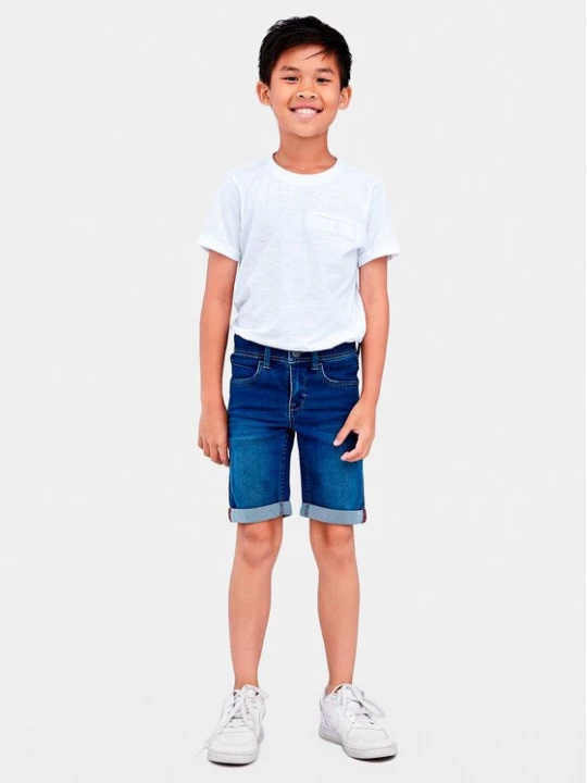 Obrázek produktu NAME IT Džínové šortky Sofus 13150022 Tmavomodrá Slim Fit