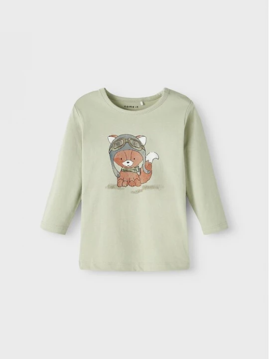 Obrázek produktu NAME IT Halenka 13205040 Zelená Regular Fit