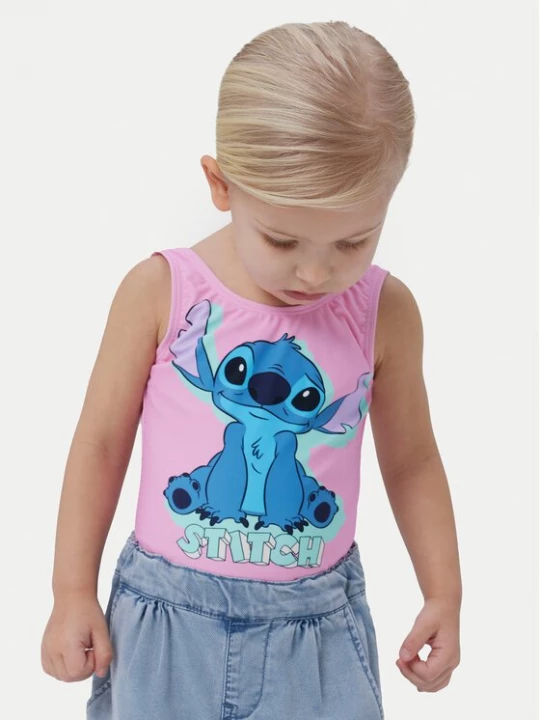 Obrázek produktu NAME IT Jednodílné plavky Modina Stitch 13239640 Růžová