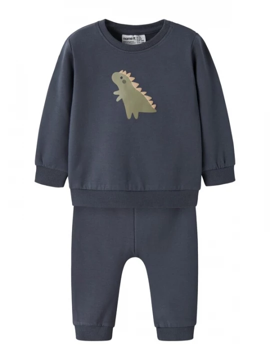 Obrázek produktu NAME IT Joggingová souprava 'NBMVONNE' starobéžová / námořnická modř / olivová