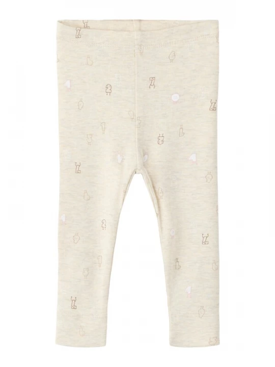 Obrázek produktu NAME IT Legíny 'NBFLYDIANNA' hnědá / růžová / bílá / offwhite