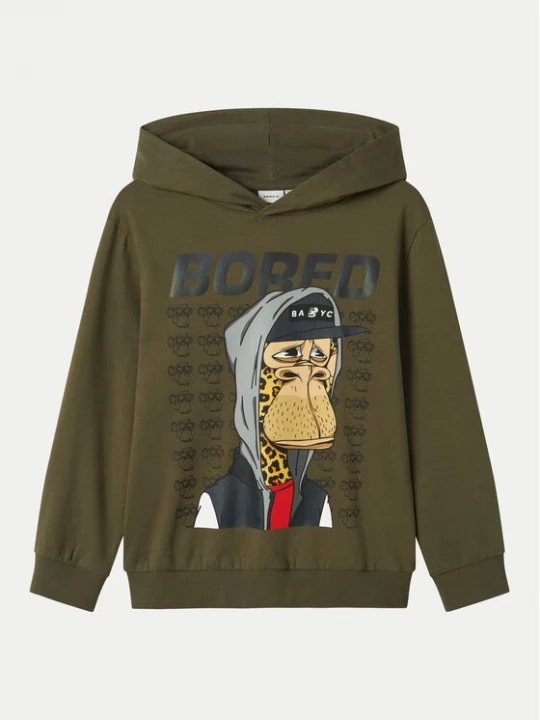 Obrázek produktu NAME IT Mikina 13238528 Khaki Standard Fit