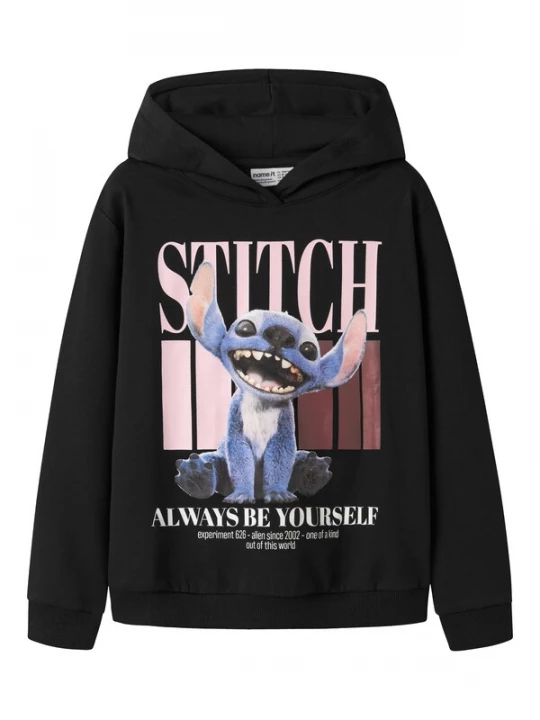 Obrázek produktu NAME IT Mikina 'NKFADA STITCH' safírová / čokoládová / růže / černá
