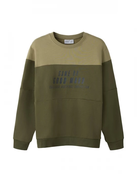 Obrázek produktu NAME IT Mikina 'NKMVEMIL' tmavě modrá / khaki / olivová