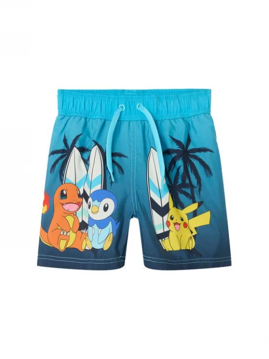 Obrázek produktu NAME IT Plavecké šortky Ccoy Pokemon 13239656 Modrá Regular Fit