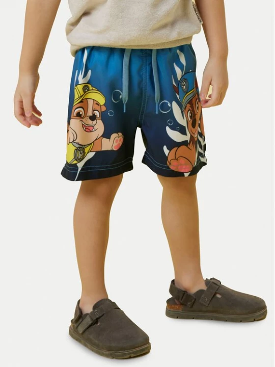 Obrázek produktu NAME IT Plavecké šortky Mabbe Paw 13239658 Modrá Regular Fit