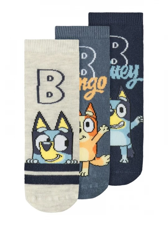 Obrázek produktu NAME IT Ponožky 'NMMMEROLDO BLUEY' režná / noční modrá / safírová / žlutá