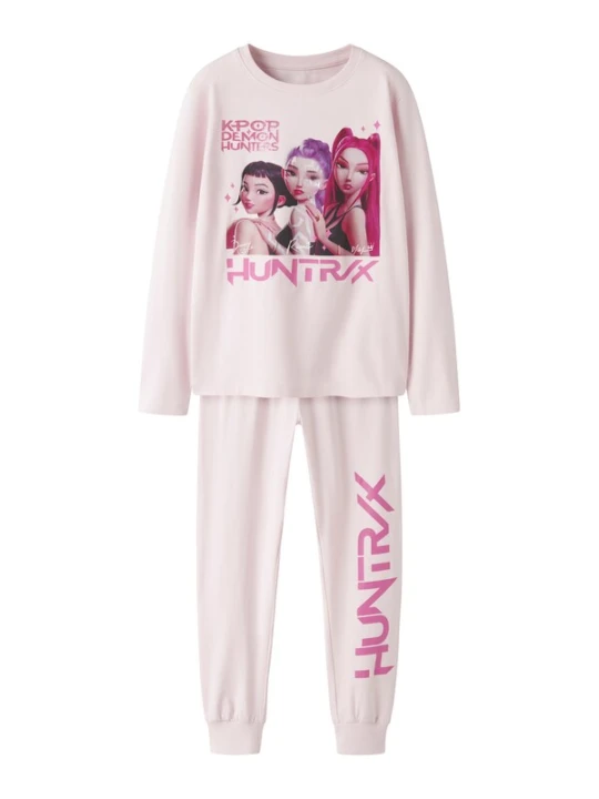 Obrázek produktu NAME IT Pyžamo 'NKFARA KPOP' fialová / pink / růže / černá