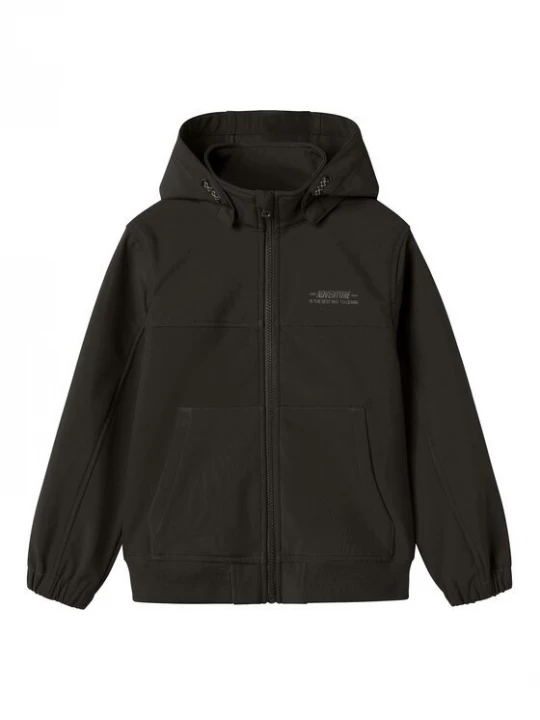 Obrázek produktu NAME IT Softshellová bunda 13236573 Černá Regular Fit