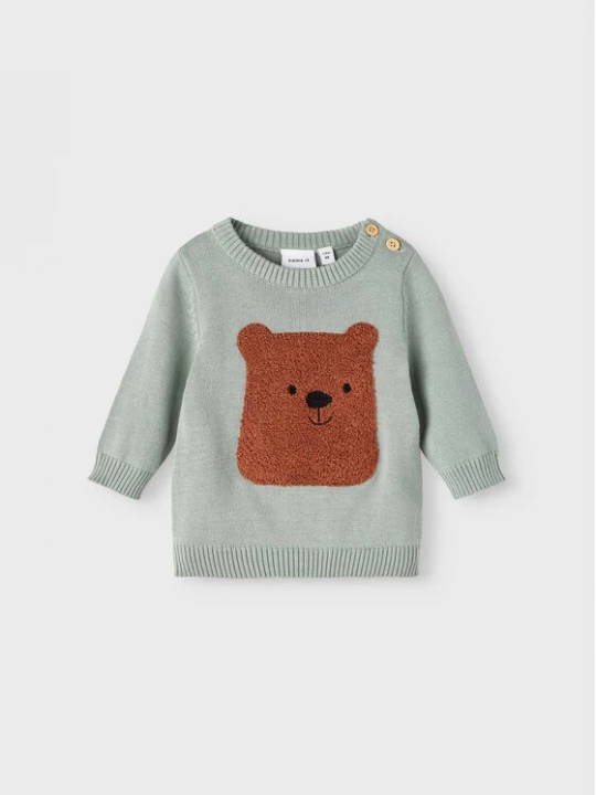Obrázek produktu NAME IT Svetr 13207111 Zelená Regular Fit