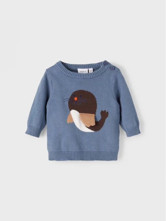 Obrázek produktu NAME IT Svetr 13209866 Modrá Regular Fit