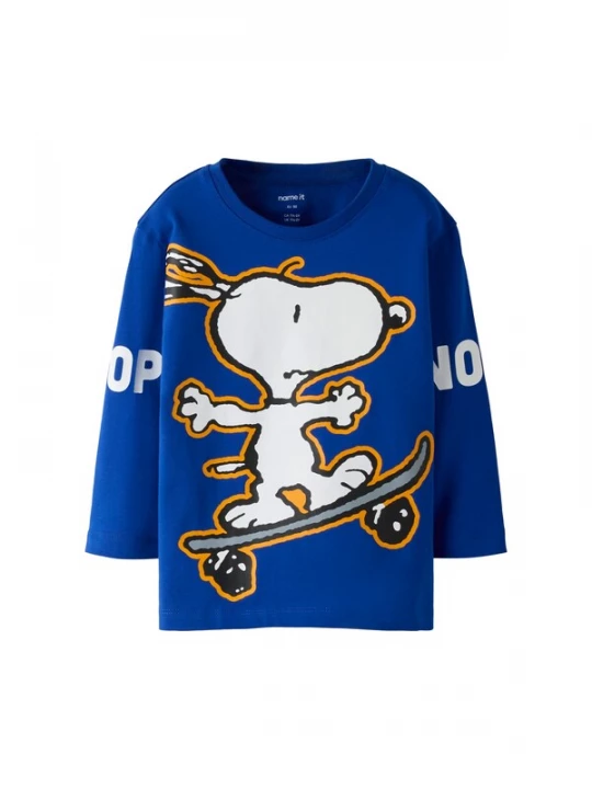 Obrázek produktu NAME IT Tričko 'NMMASTAR SNOOPY' modrá / oranžová / černá / bílá