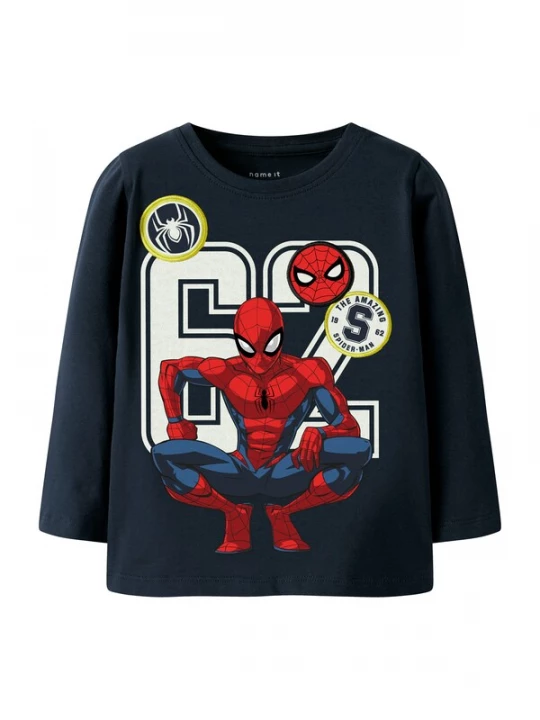 Obrázek produktu NAME IT Tričko 'NMMDEEP SPIDER' námořnická modř / červená / bílá
