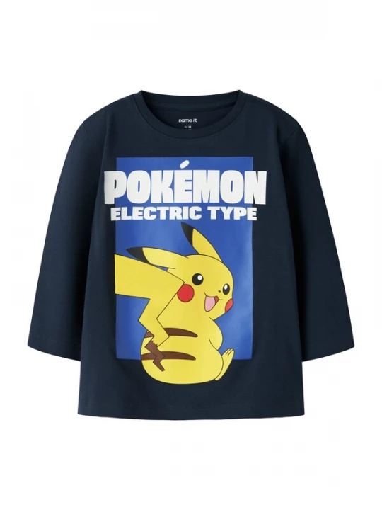 Obrázek produktu NAME IT Tričko 'NMMSAUL POKEMON' námořnická modř / azurová / žlutá / bílá