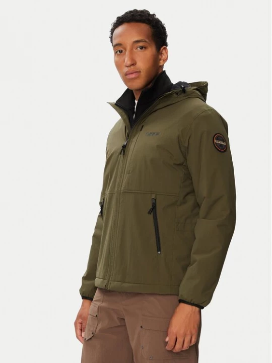 Obrázek produktu Napapijri Bunda pro přechodné období A-Tundra Wint 1 NP0A8928 Khaki Regular Fit