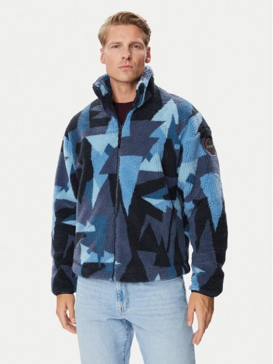 Obrázek produktu Napapijri Fleecová mikina T-Fleeve Fz NP0A8AO4 Tmavomodrá Loose Fit