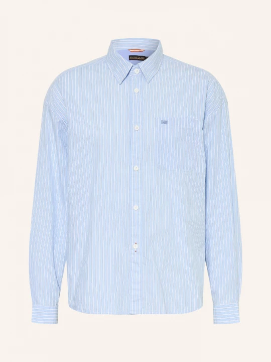 Obrázek produktu Napapijri Košile G-Eos Oversized Fit tmavě modrá / modrá / bílá