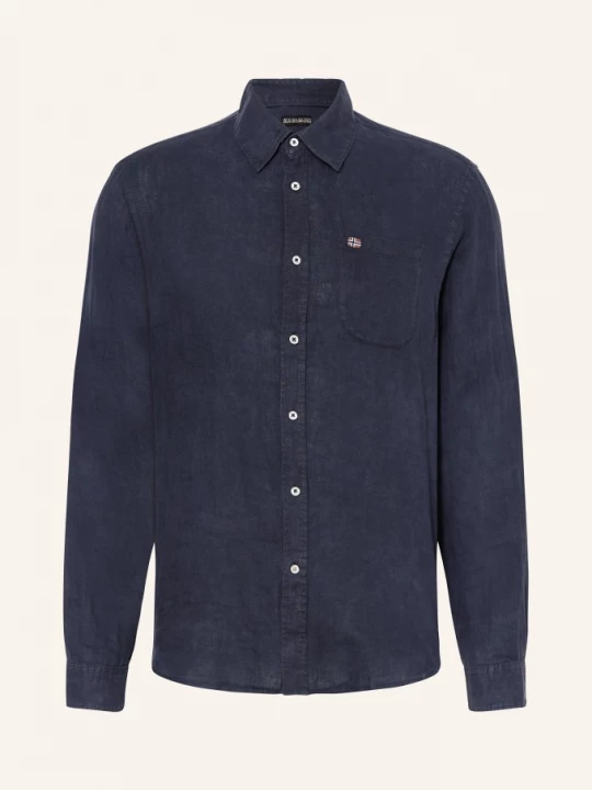 Obrázek produktu Napapijri Lněná Košile G-Linen Ls Regular Fit tmavě modrá