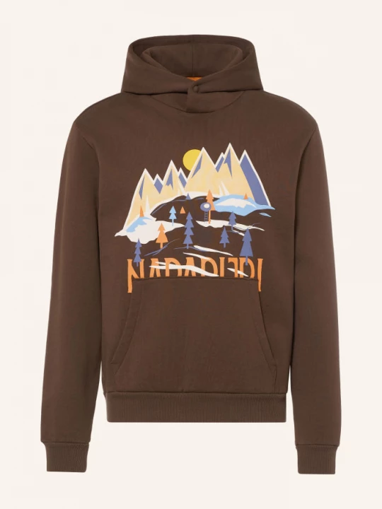 Obrázek produktu Napapijri Mikina S Kapucí B-Sweat tmavě hnědá / béžová / modrá