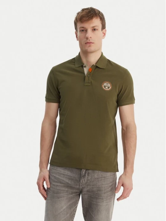 Obrázek produktu Napapijri Polokošile E-Clanis NP0A4ID3 Zelená Regular Fit