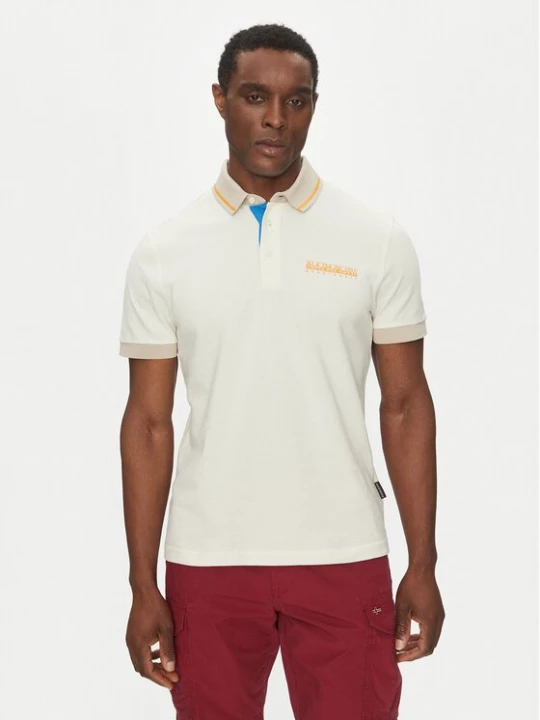 Obrázek produktu Napapijri Polokošile E-Zeri NP0A4ID4 Écru Regular Fit Krémová