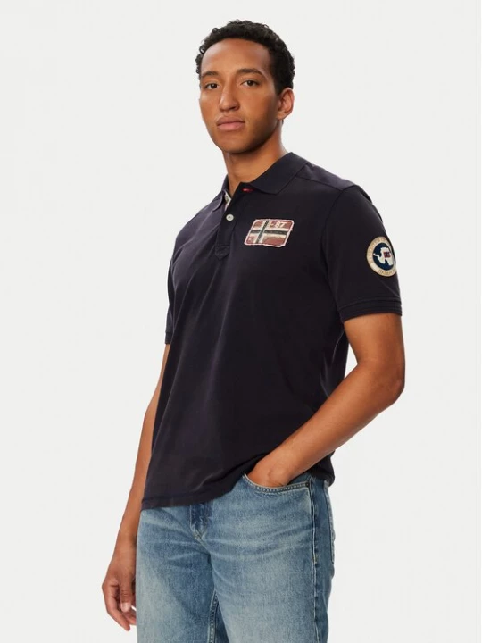 Obrázek produktu Napapijri Polokošile Polo Ss NP0A8BLH Tmavomodrá Regular Fit
