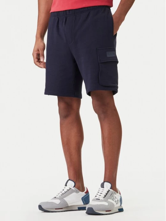 Obrázek produktu Napapijri Sportovní kraťasy N-Box Logo Cargo NP0A4I59 Tmavomodrá Regular Fit