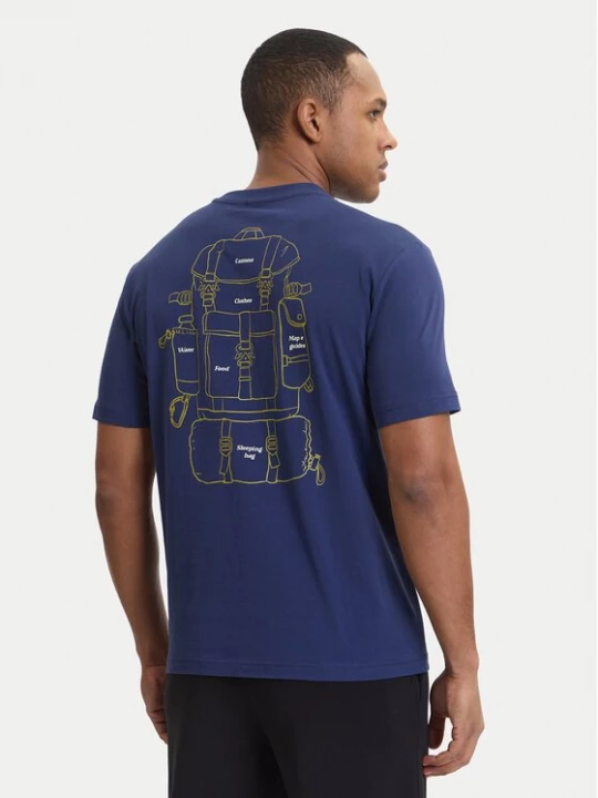 Obrázek produktu Napapijri T-Shirt S-Flint NP0A4FZZ Tmavomodrá Regular Fit
