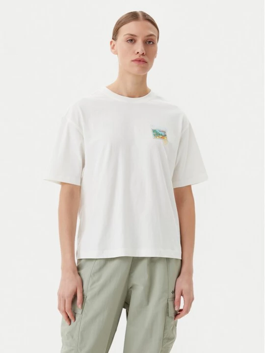 Obrázek produktu Napapijri T-Shirt S-Nice NP0A4IG4 Écru Regular Fit Krémová
