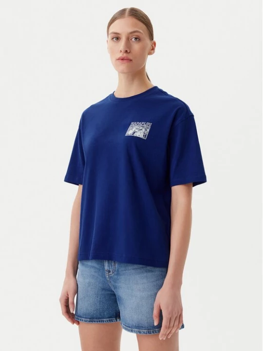 Obrázek produktu Napapijri T-Shirt S-Nice NP0A4IG4 Modrá Regular Fit