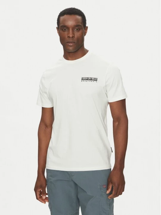 Obrázek produktu Napapijri T-Shirt S-Vignoni NP0A4ILX Écru Regular Fit Krémová