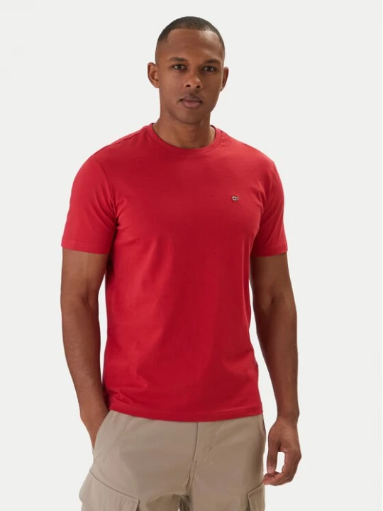 Obrázek produktu Napapijri T-Shirt Salis NP0A4H8D Červená Regular Fit