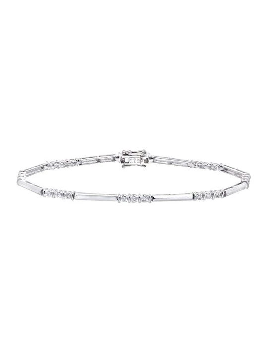 Obrázek produktu Náramek Diamant Exquis stříbrná barva