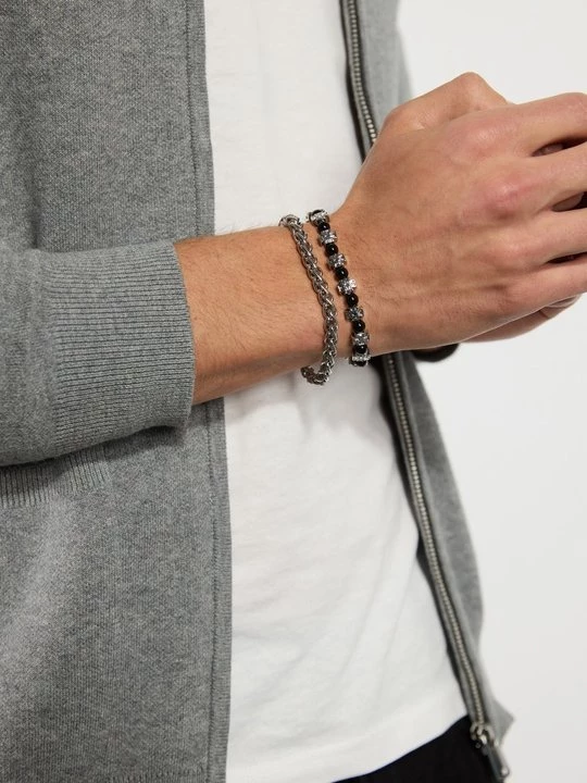 Obrázek produktu Náramek Pier One By Zalando stříbrná barva