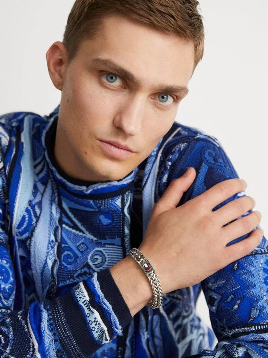 Obrázek produktu Náramek Tommy Hilfiger stříbrná barva