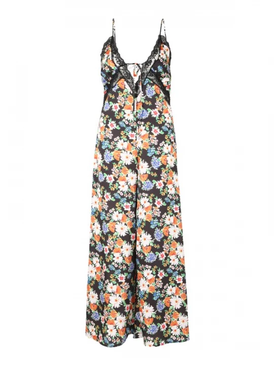 Obrázek produktu Nasty Gal Petite Letní šaty zelená / oranžová / černá / bílá