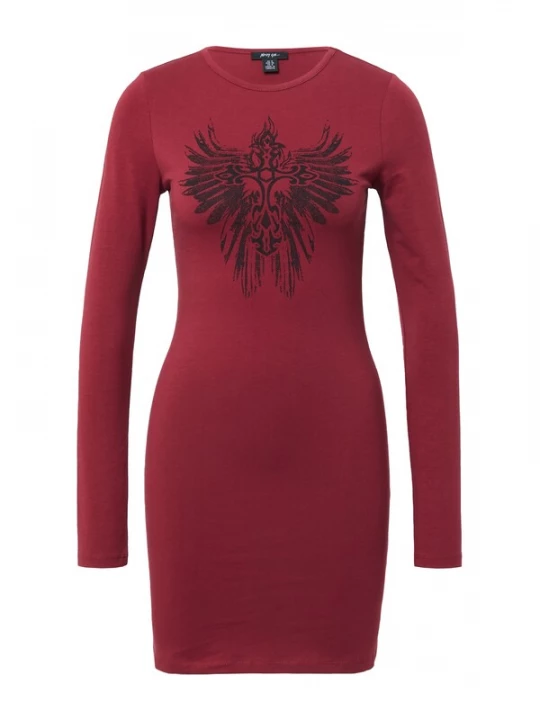 Obrázek produktu Nasty Gal Šaty červená / černá