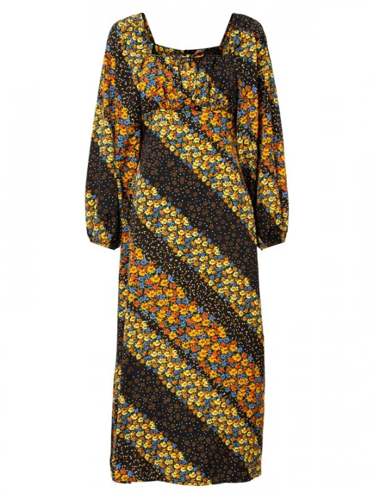 Obrázek produktu Nasty Gal Šaty modrá / žlutá / oranžová / černá