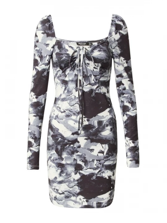 Obrázek produktu Nasty Gal Šaty šedá / černá / bílá