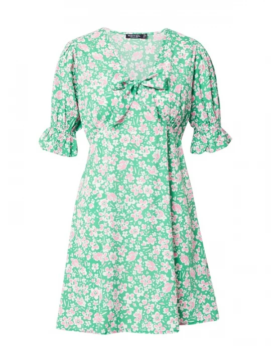 Obrázek produktu Nasty Gal Šaty zelená / růžová / bílá