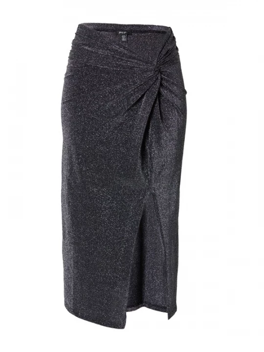 Obrázek produktu Nasty Gal Sukně černá / stříbrná