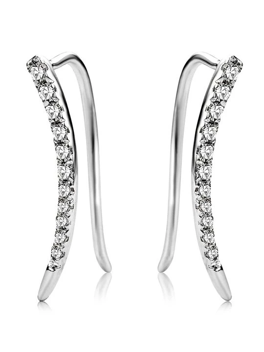 Obrázek produktu Náušnice Diamant Exquis stříbrná barva