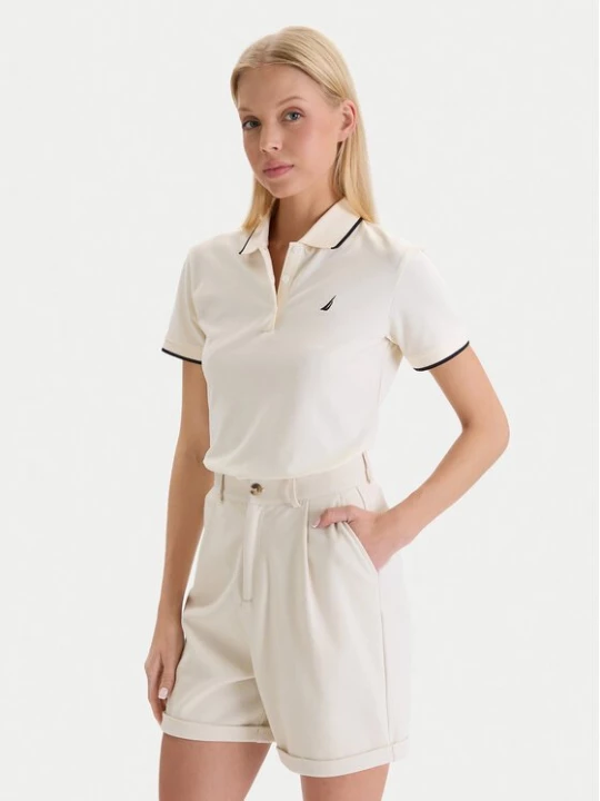 Obrázek produktu Nautica Polokošile W126-NALPO-1008-02X Écru Regular Fit Krémová