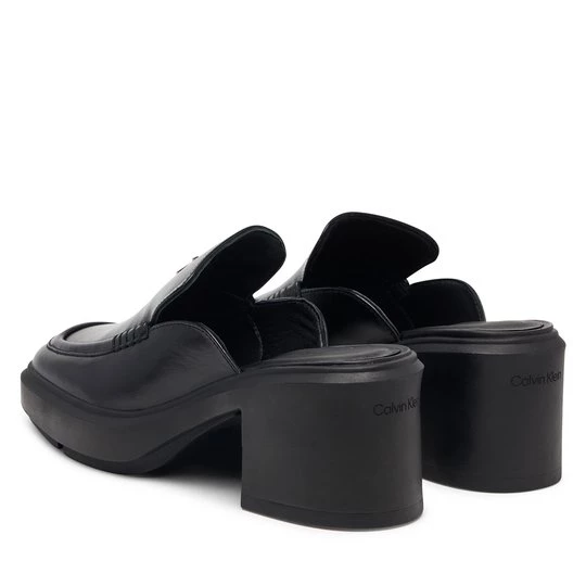 Obrázek produktu Nazouváky Calvin Klein Block Heel Mule Lth Hdw HW0HW03175 Černá