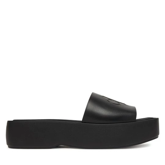 Obrázek produktu Nazouváky Calvin Klein Flatf Sndl Lth Mg HW0HW03026 Černá