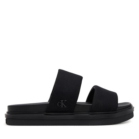 Obrázek produktu Nazouváky Calvin Klein Jeans Flat Molded Dbl Bar Sandal Cv YM0YM01222 Černá
