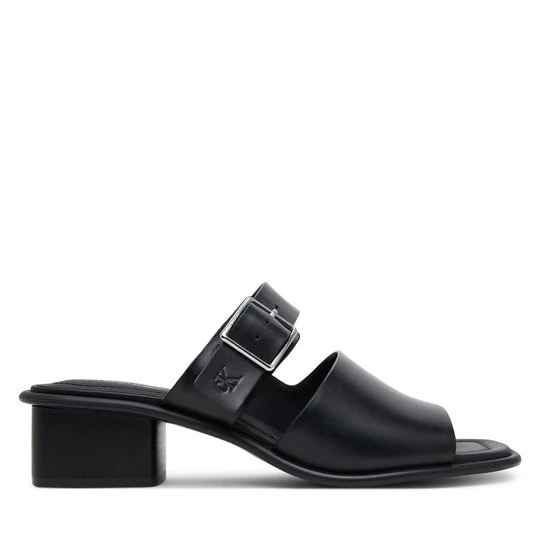 Obrázek produktu Nazouváky Calvin Klein Jeans Heel Square Mg Buckle Lth YW0YW01701 Černá